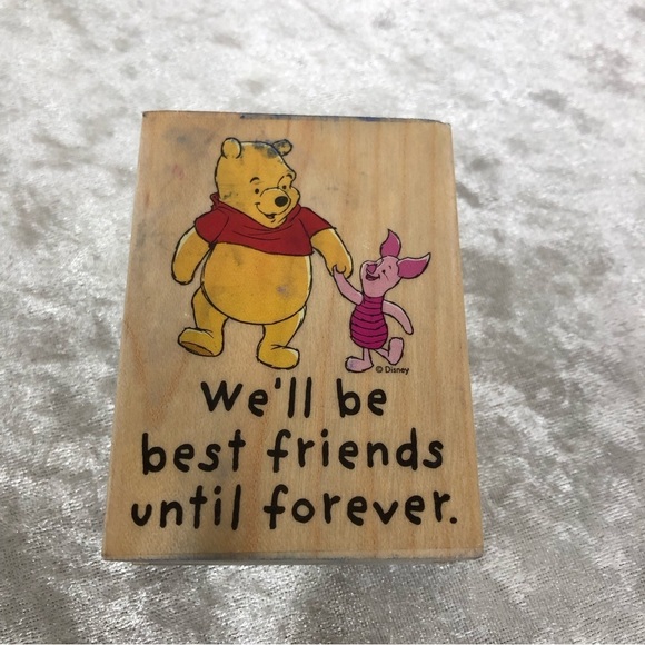 Disney Winnie the Pooh & Piglet Stamp We’ll be best friends until forever - Picture 1 of 4